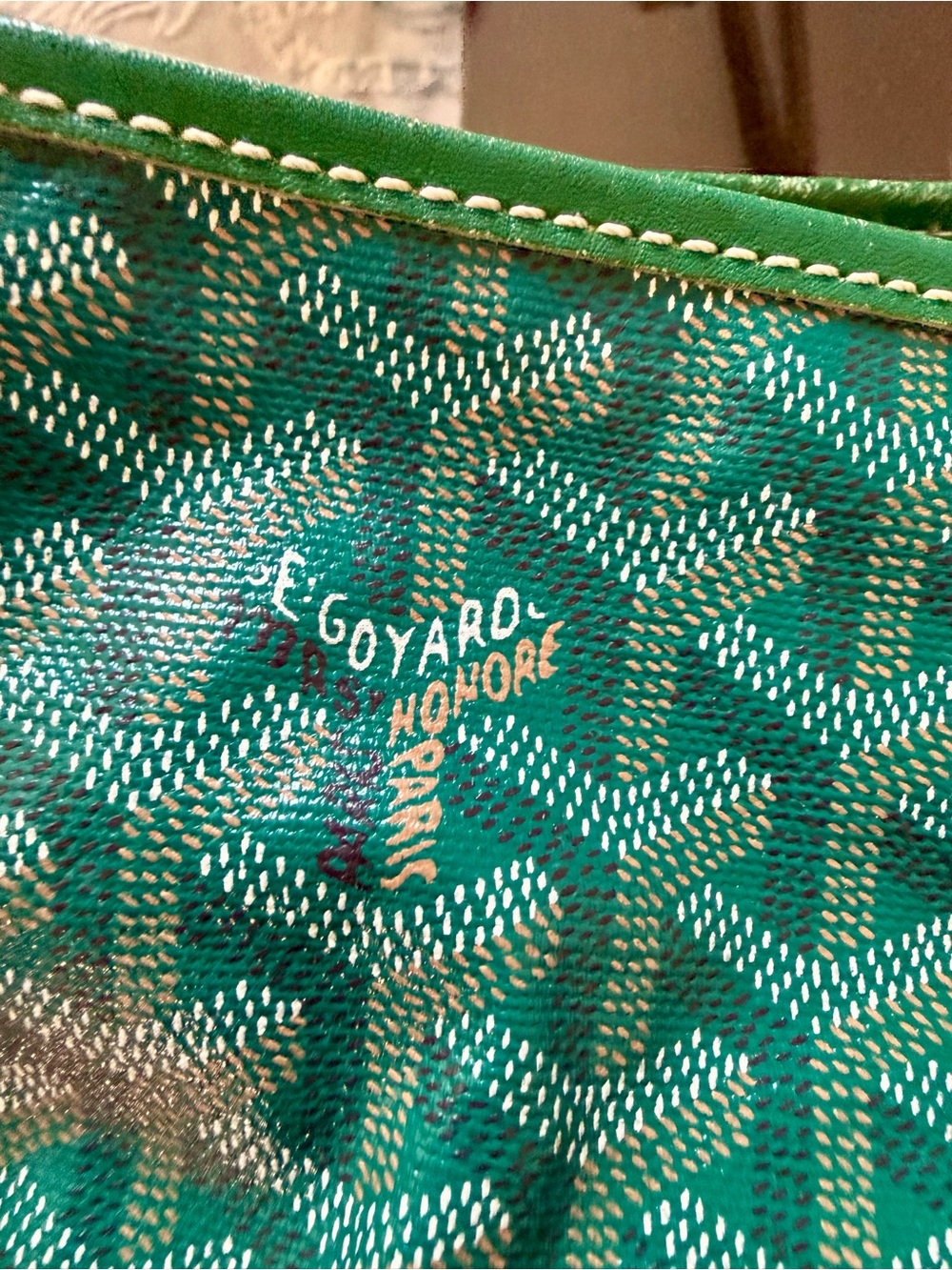 👜 Authentic Goyard Saint Louis PM Tote - Green - Picture 3 of 16